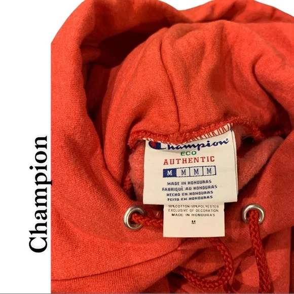Champion Women's Red Graphic Hoodie - Picture 4 of 5